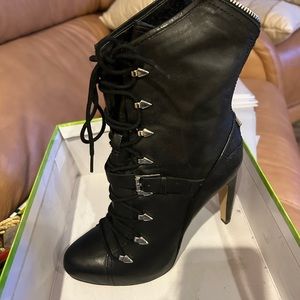 Black ankle boots